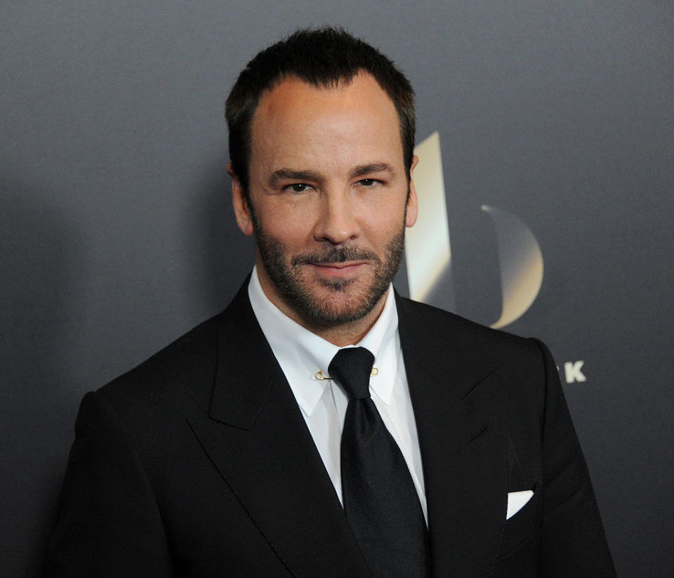 Tom Ford on the red carpet for an event