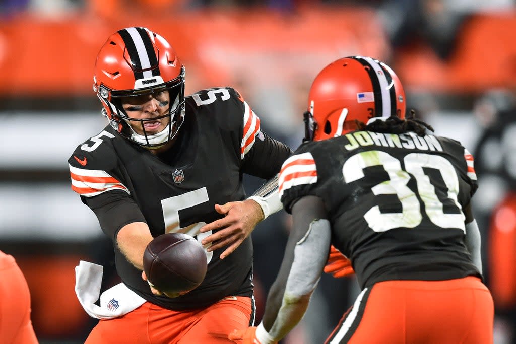 Cleveland Browns quarterback Case Keenum (David Richard/AP) (AP)