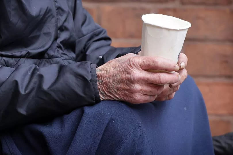 'When you've got a dry day or the weather's quite nice, what are they going to do? Sit in temporary accommodation where they get hassled constantly or just go and sit out in Piccadilly Gardens?' -Credit:Sean Hansford | Manchester Evening News