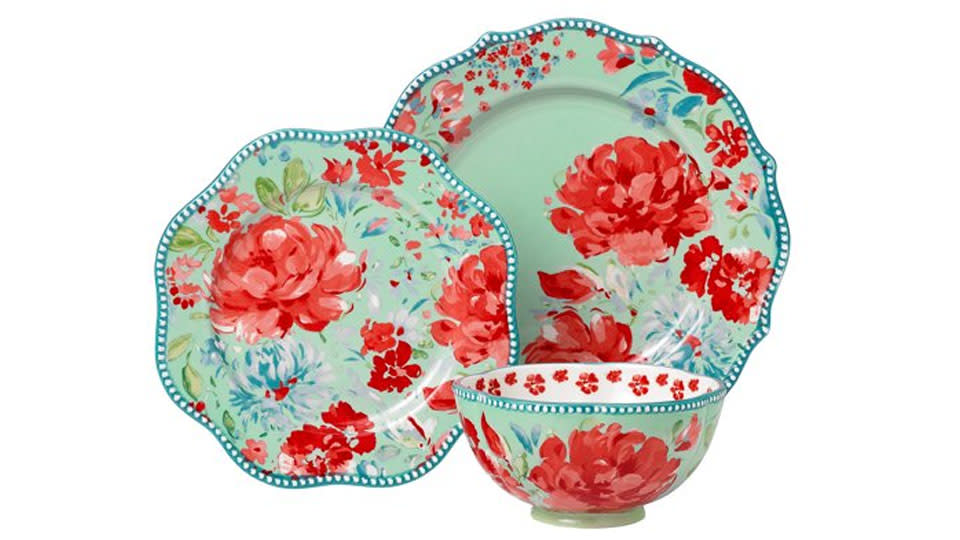 Floral plates and bowls. (Photo: Walmart)