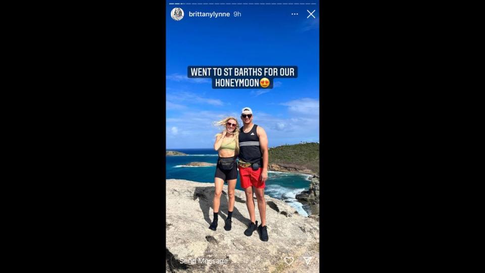 Brittany and Patrick Mahomes spent their honeymoon on the French Caribbean island of St. Barts, a popuar playground for the rich and famous.