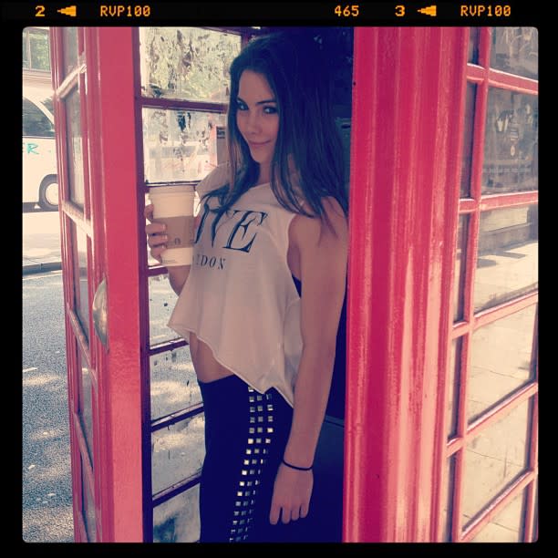@mckaylamaroney Had to go in the telephone booth in London..