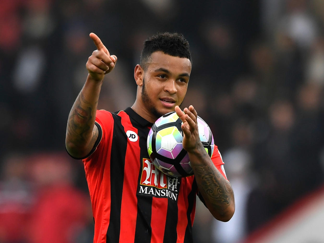 Josh King celebrated his hat-trick against West Ham with several thousand fantasy managers: Getty