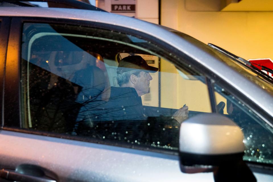 Special counsel Robert Muller arrives at his office building, Thursday, March 21, 2019, in Washington.