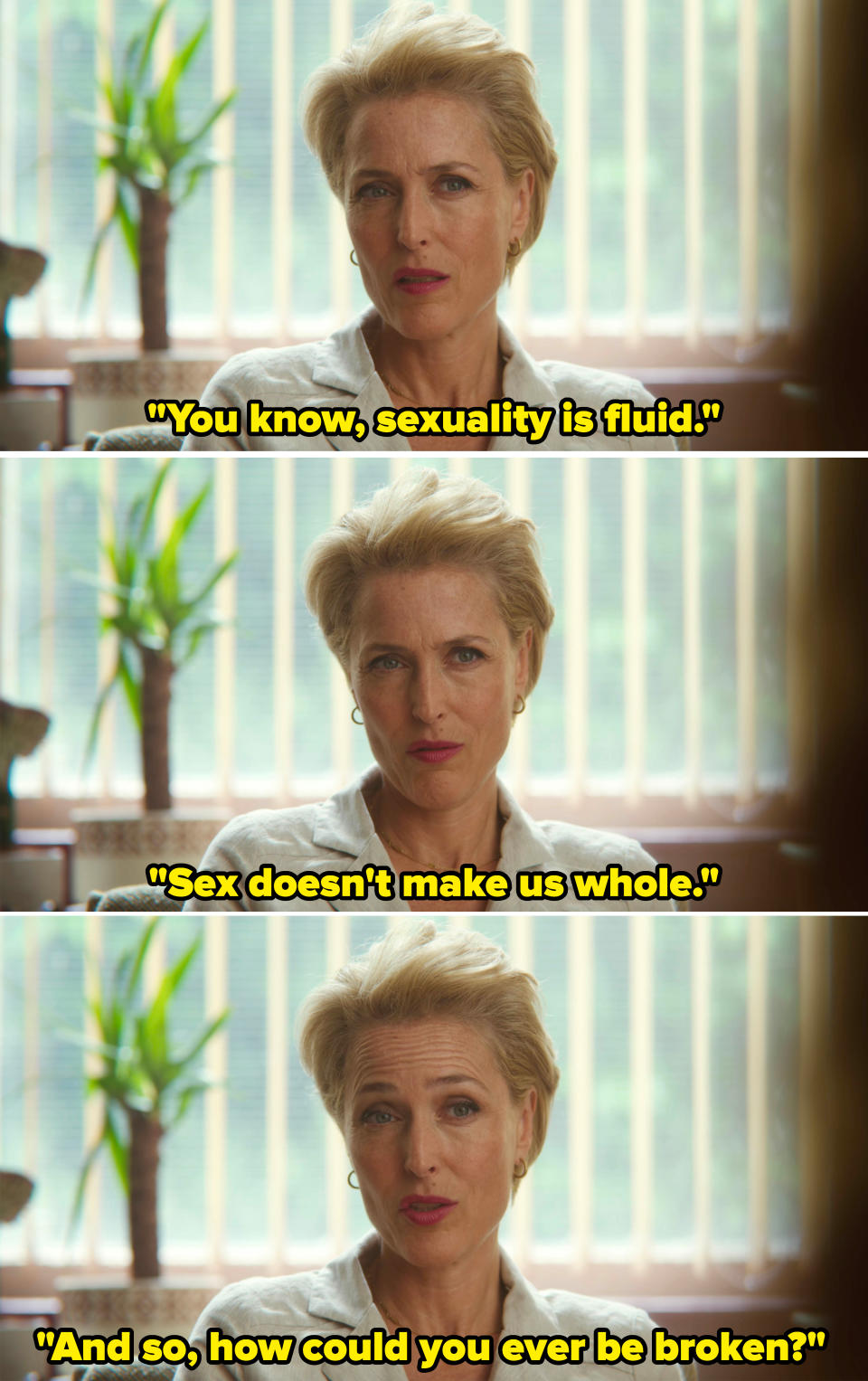 Screenshots from "Sex Education"