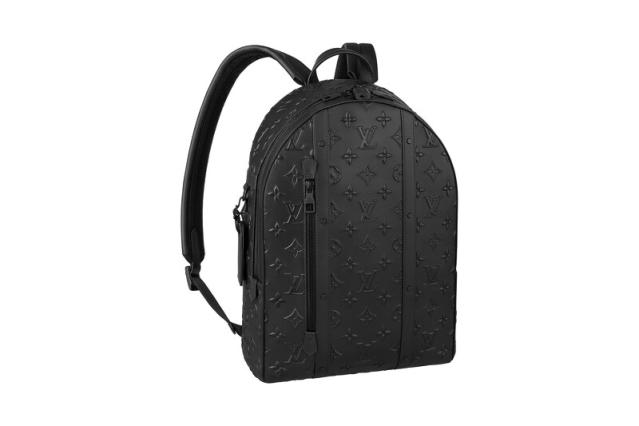 Louis Vuitton Armand Backpack In Black Monogram Seal Leather