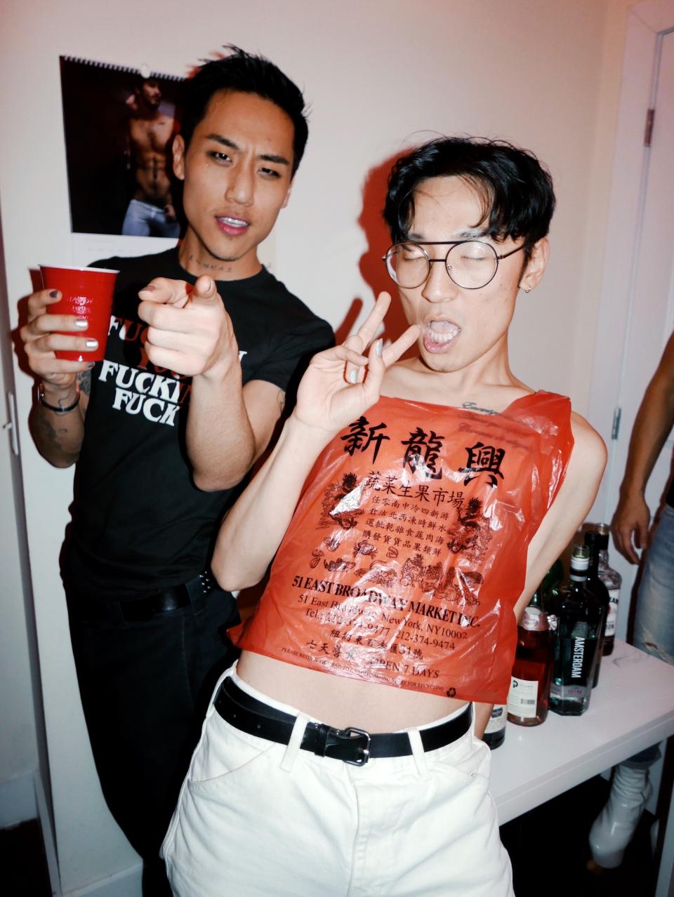 Syro co-founders Henry Bae (L) and Shaobo Han