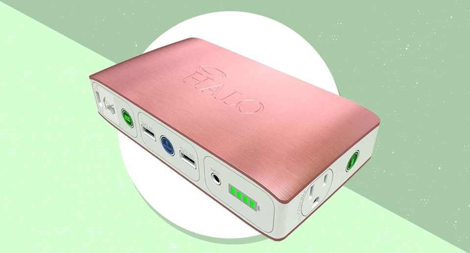 Get the HALO Bolt 58830 Portable Phone Laptop Charger for $100. (Photo: HALO)