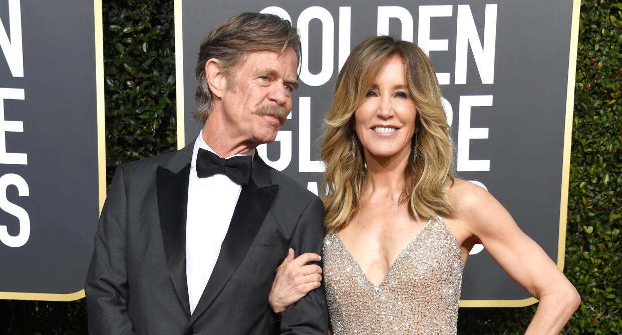 William H. Macy and Felicity Huffman. Image via Getty Images.