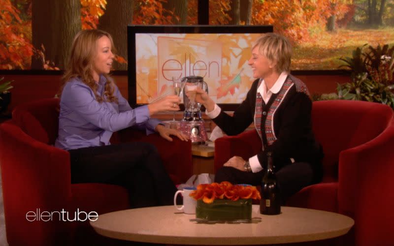 Mariah Carey on the Ellen DeGeneres Show