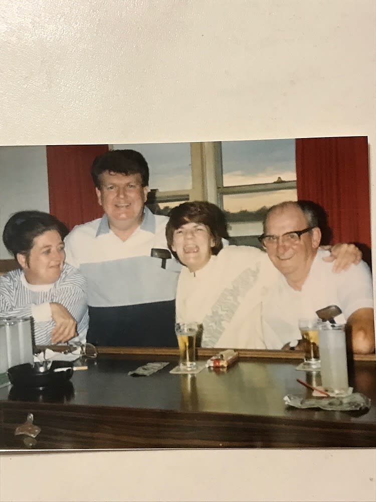 Col. Edward Thomas Ryan pictured with friends (Image: Hans Funeral Home)