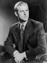 <p>Prince Philip posed in a sharp suit and tie the day before his wedding on November 20, 1947. Photo: Getty Images.</p> 