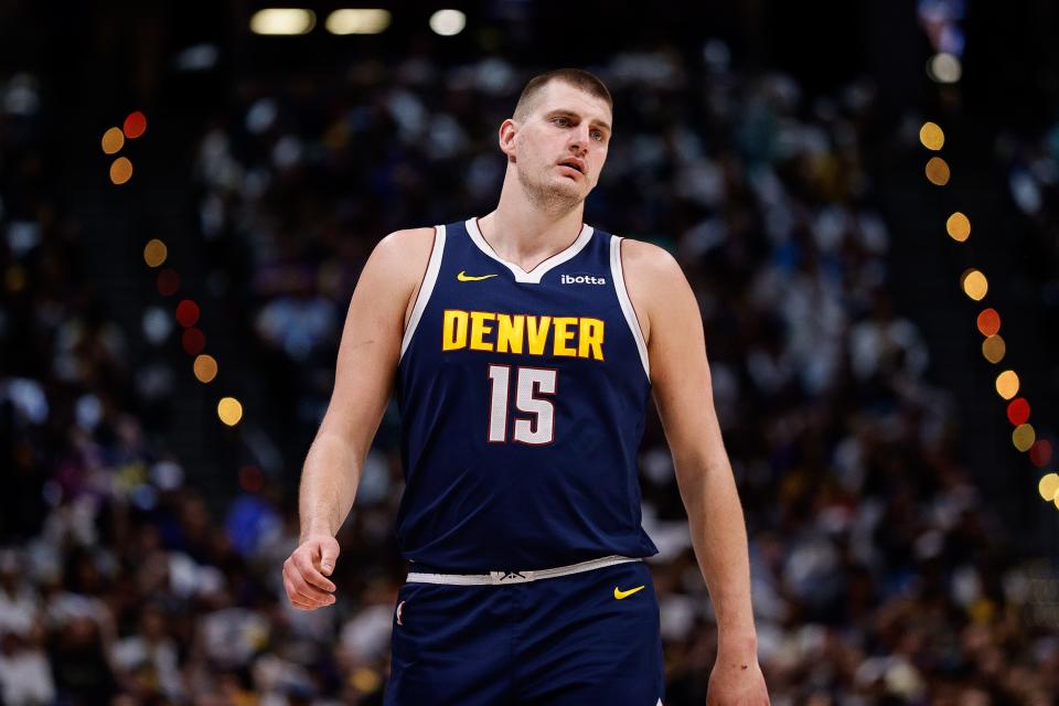 Denver Nuggets center Nikola Jokic was voted NBA MVP for the third time in four years.