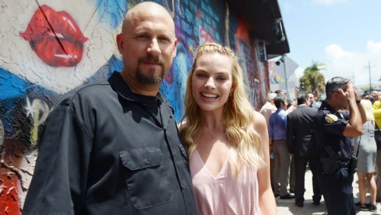 David Ayer and Margot Robbie