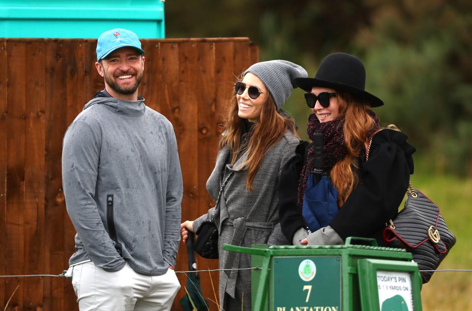 Justin Timberlake and Jessica Biel out and about