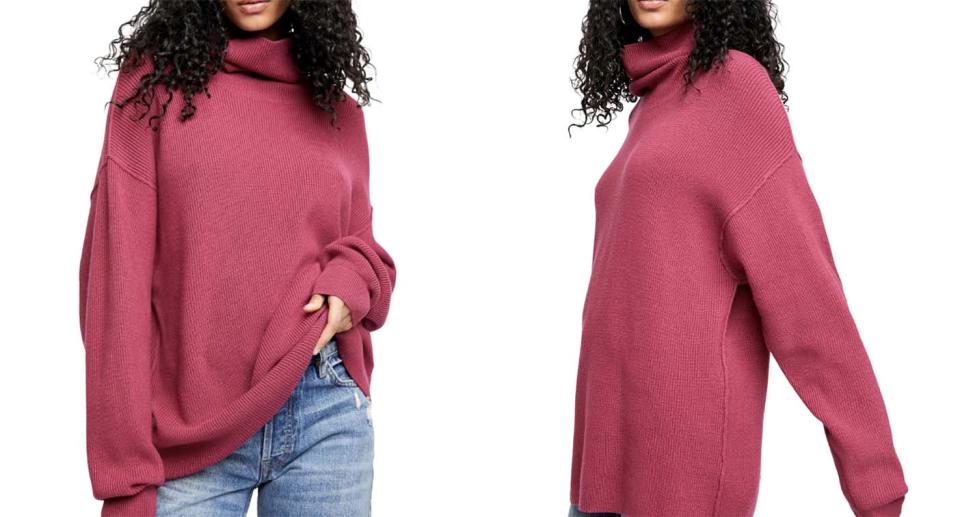 This gorgeous rosy sweater is perfect for Valentine's Day — and it's nearly half off.