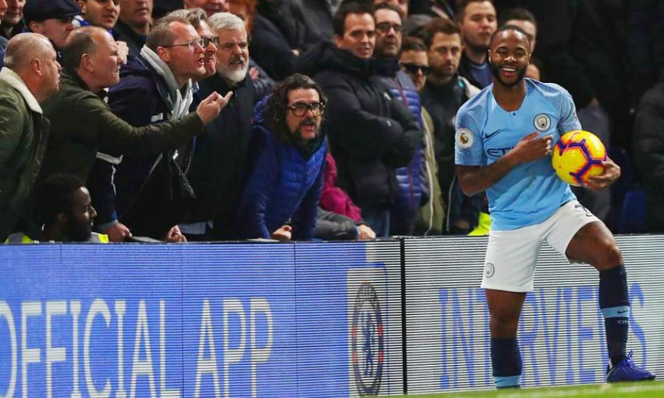 Lip-readers studied footage of fans shouting alleged racist abuse at Raheem Sterling at the Chelsea v Manchester City on 8 December.