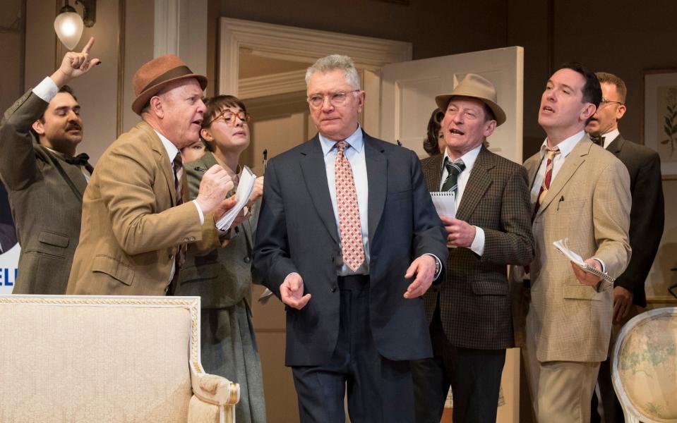 In the limelight: Martin Shaw as William Russell in The Best Man, at the Playhouse  - amx