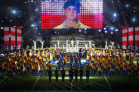 <p>After 19-year-old Billy Lynn (Joe Alwyn<span>)</span> and his Army unit barely survive a violent battle in Iraq, the crew is brought home and sent on a victory tour around the nation. The heroes' story garners massive media coverage, and the tour comes to a close at the halftime show of a Dallas Cowboys game on Thanksgiving Day. Kristen Stewart, Chris Tucker, Garrett Hedlund, Vin Diesel, and Steve Martin round out this war film's star studded cast.</p><p>Watch the trailer <a rel="nofollow noopener" href="https://www.youtube.com/watch?v=mUULFJ_I048" target="_blank" data-ylk="slk:here;elm:context_link;itc:0;sec:content-canvas" class="link ">here</a>.</p>