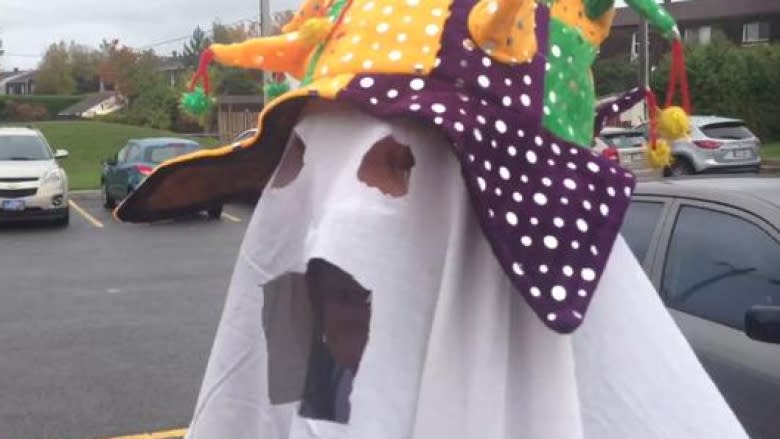 Mummers, potato sacks and clown masks: Why people are voting in silly face coverings