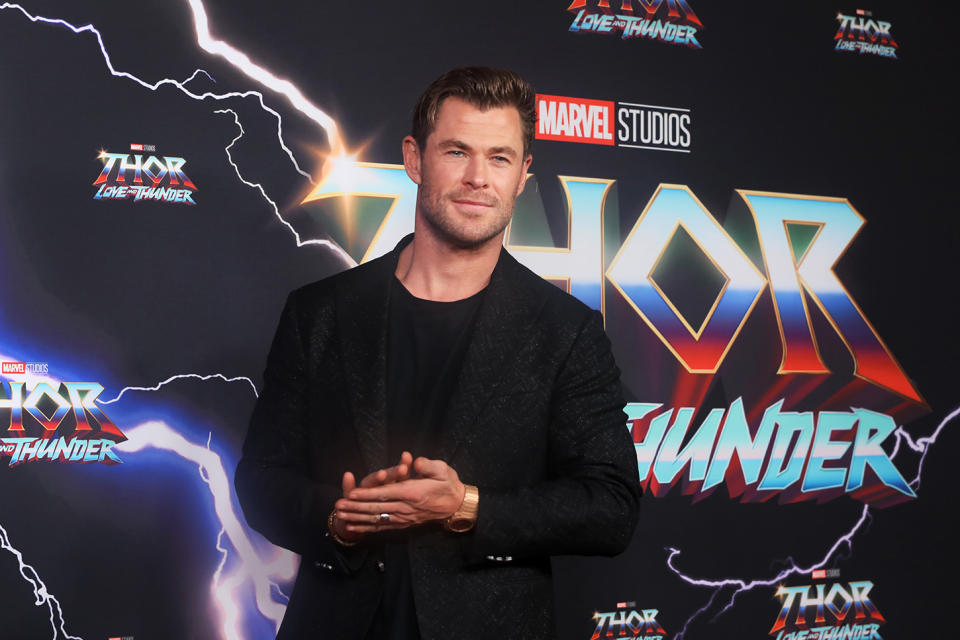 Chris Hemsworth at the Sydney Thor: Love and Thunder premiere