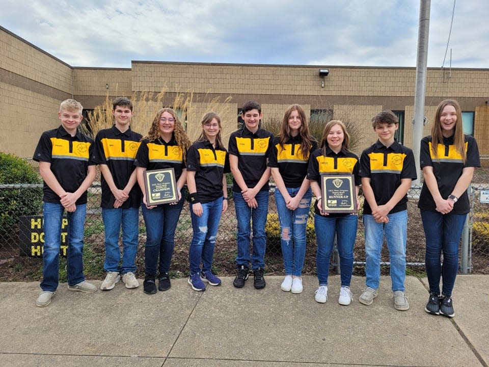 Members of Keyser Middle School’s History Bowl Teams 1 and 2, who qualified for the state competition again this year, include: Team 1 Region 8 Champions Ike Jones, Ben Heavener, Isabel Miller, and Ceila Cole; alternate Evan McDowell; and Team 2 WV State Play-In Tournament Runners Up Aubrey Fisher, Carlee Staggs, Owen Rotruck, and Kerri Wittman.