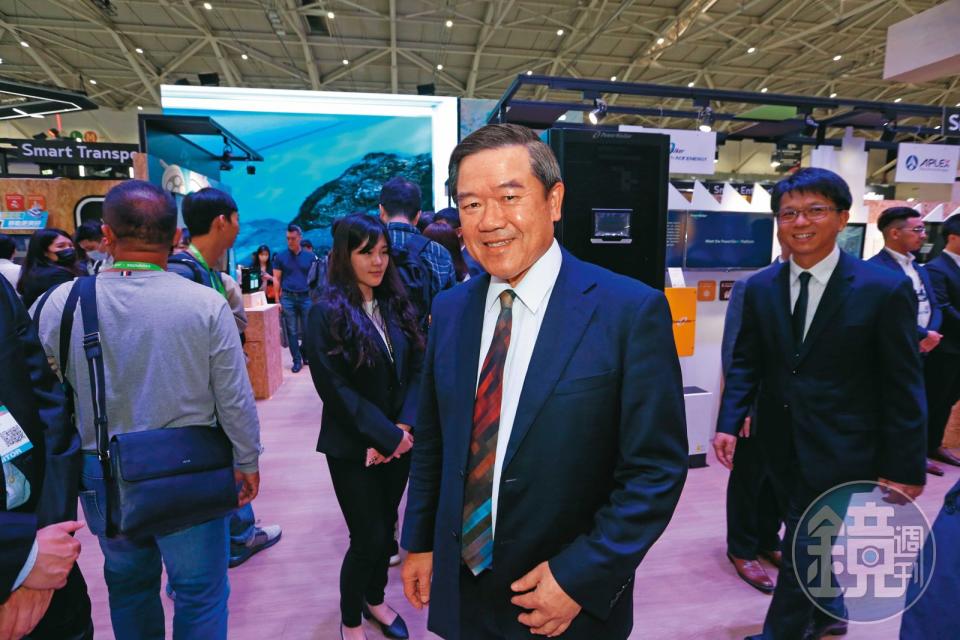 鴻海董事長劉揚偉、佳世達董事長陳其宏（圖）及宏碁董事施宣輝，都相當看好台廠在低軌衛星市場的競爭力。
