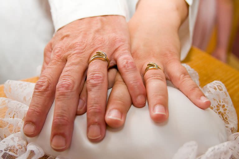 vow renewal hands