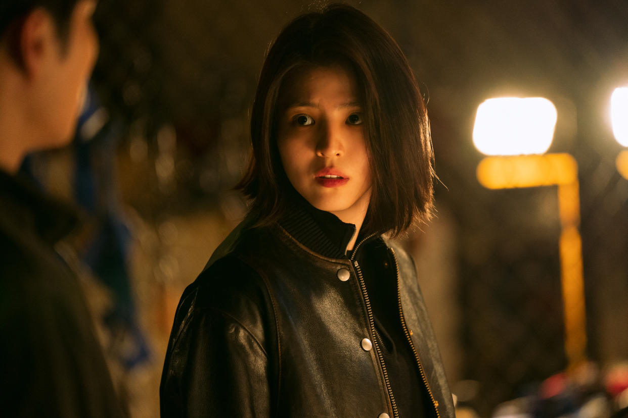 Han So-hee as Yoon Ji-woo in My Name. (Photo: Netflix)