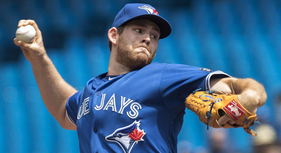 Joe Biagini has pitched using a much simpler approach lately, with strong results. (Fred Thornhill/CP)