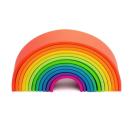 <p><strong>Dena Toys</strong></p><p>kidochicago.com</p><p><strong>$50.00</strong></p><p>Kids can pull apart this giant rainbow toy, then stack them into different combinations. And, since it's made from silicone,<strong> it can even be used as a teether or a bath toy</strong>. When it's not in use, it looks great on a toy shelf, and there's a pastel-hued one in addition to the one with neon colors. <em>Ages 0+</em></p>