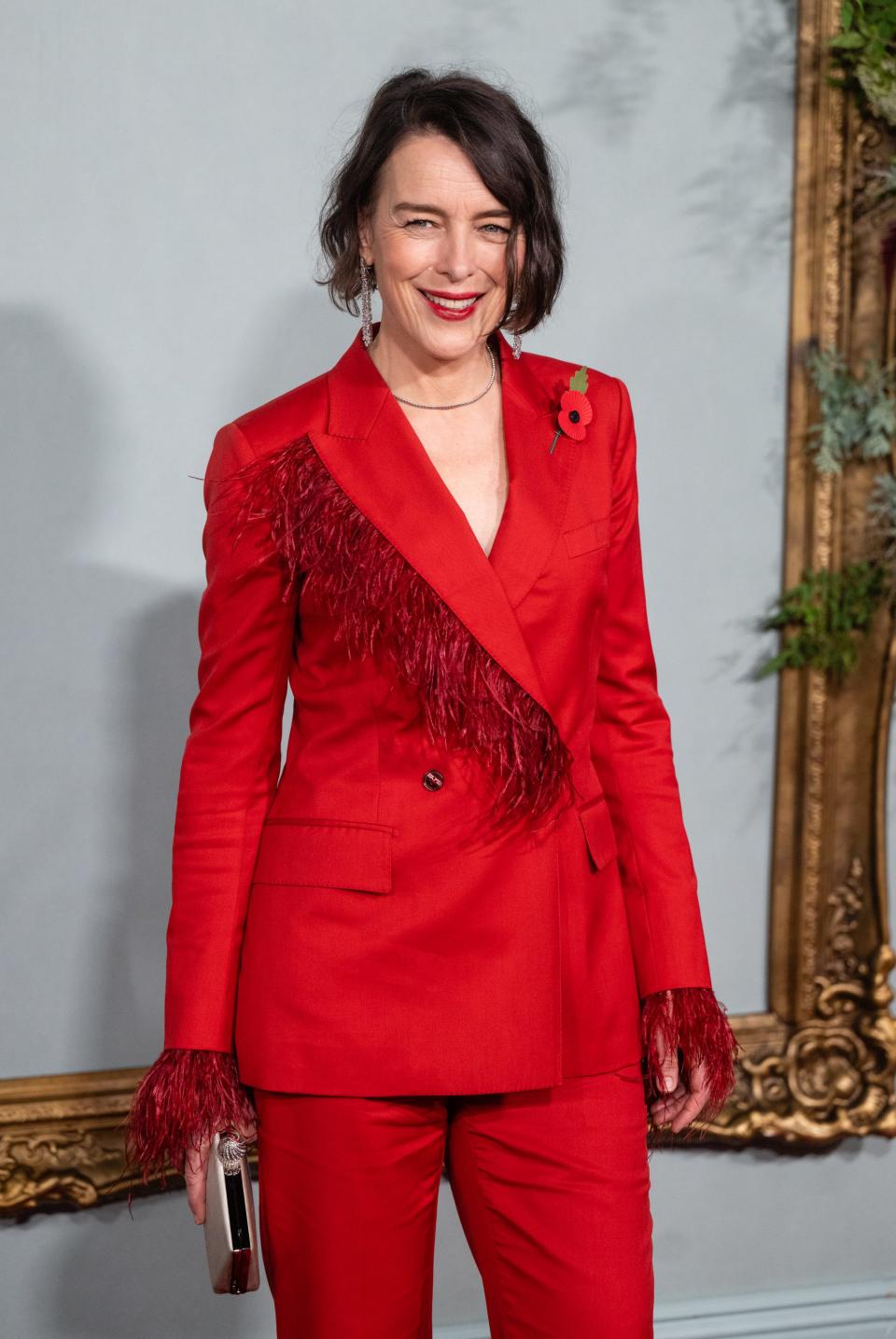 Olivia Williams attends "The Crown" Season 5 premiere.