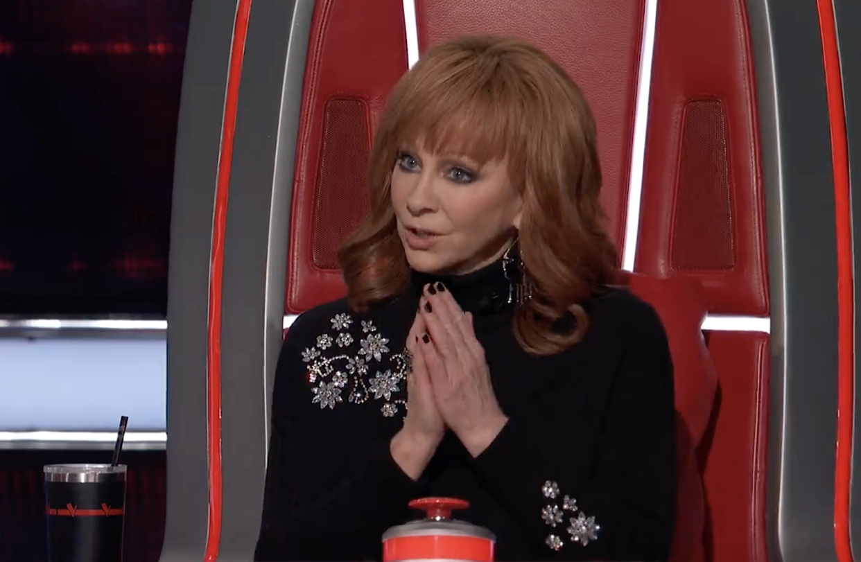 Reba McEntire delivers some tough love on 'The Voice.' (NBC)