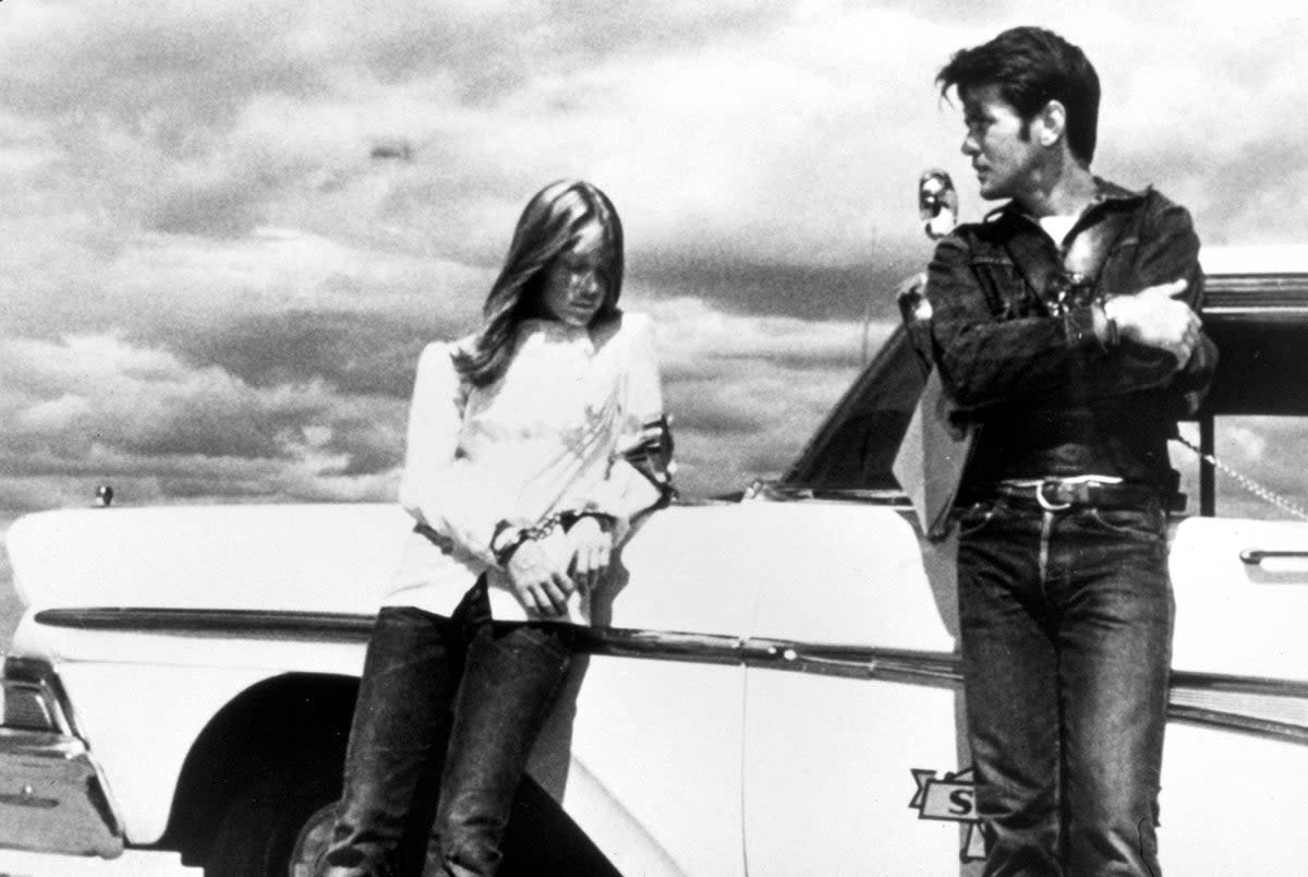 Martin Sheen and Sissy Spacek in Terrence Malick’s ‘Badlands’ in 1973  (Snap/Shutterstock)