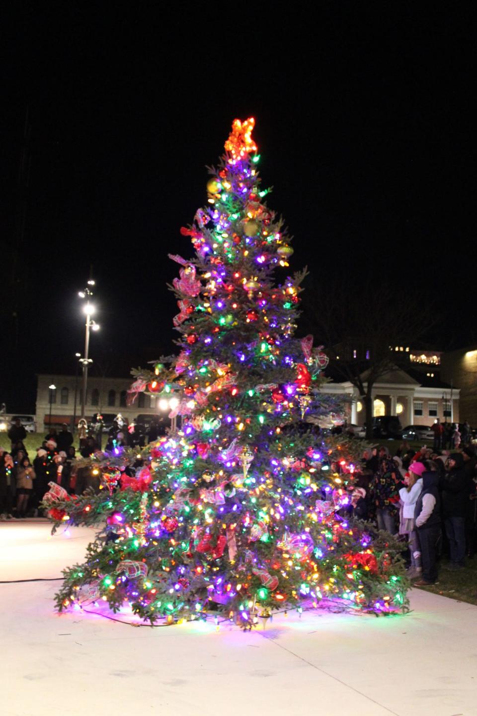 Tree lighting from 2022 Elkhart Winterfest. This year's festival will be held Dec. 1.
