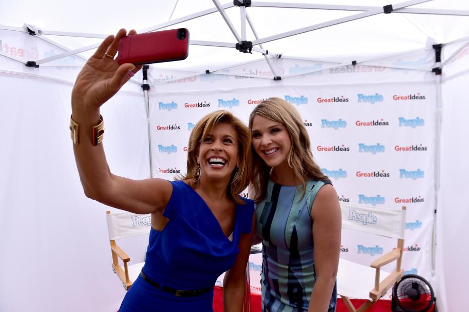 Jenna Bush Hager with Today co-host Hoda Kotb (Getty Images)