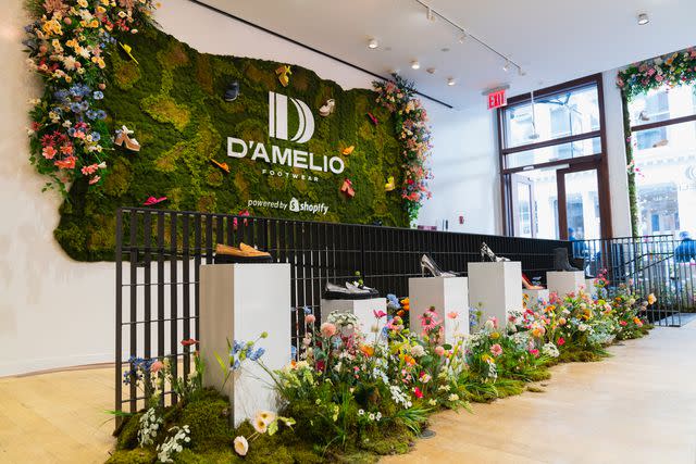 <p>Shopify</p> D'Amelio Footwear hosts N.Y.C. pop-up in collaboration with Shopify