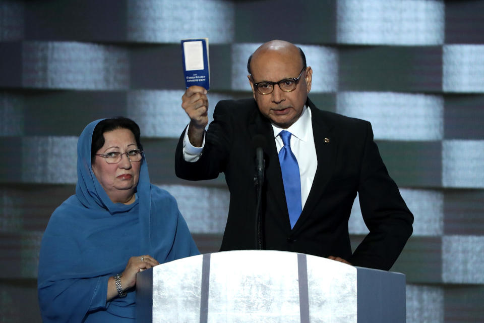 LePage, a supporter of Donald Trump, called Gold Star father Khizr Khan a "<a href="http://www.huffingtonpost.com/entry/paul-lepage-khizr-khan_us_57bf5aa4e4b02673444f454b">con artist</a>" for speaking out about the GOP presidential nominee during the Democratic convention.&nbsp;<br /><br />&ldquo;Then there&rsquo;s the almighty,&nbsp;powerful ones like Mr. Khan &mdash; which is a con artist himself&nbsp;―&nbsp;and he uses the death of his son, who&rsquo;s an American soldier, which we respect and honor, and he uses that to go after Trump, which I found very distasteful,&rdquo;&nbsp;he said.&nbsp;<br /><br />Khan&rsquo;s son, Army Capt. Humayun S.M. Khan, was killed in 2004 in Iraq while saving the lives of his fellow soldiers from a bomb blast.&nbsp;