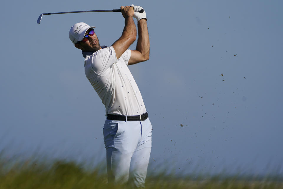 Cameron Tringale experienced the wrath of Kiawah Island Ocean Course on Friday at the PGA Championship in Kiawah Island, South Carolina. (Photo by Stacy Revere/Getty Images)