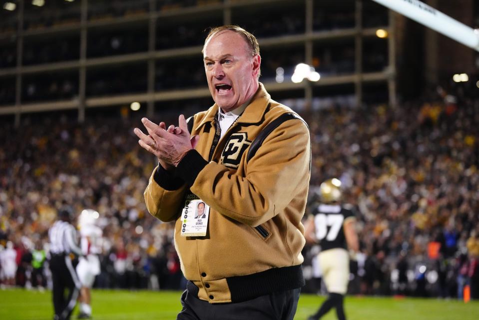 Former PGA Tour executive Rick George has been the athletic director at Colorado since 2013, and hired Deion Sanders as the football coach last year.