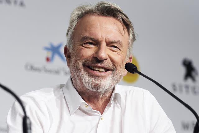 <p>Borja B. Hojas/Getty</p> Sam Neill on Oct. 11, 2019