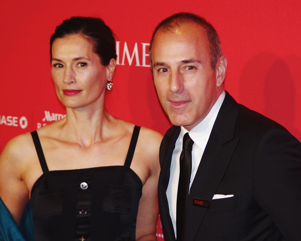 Matt Lauer and Annette Roque