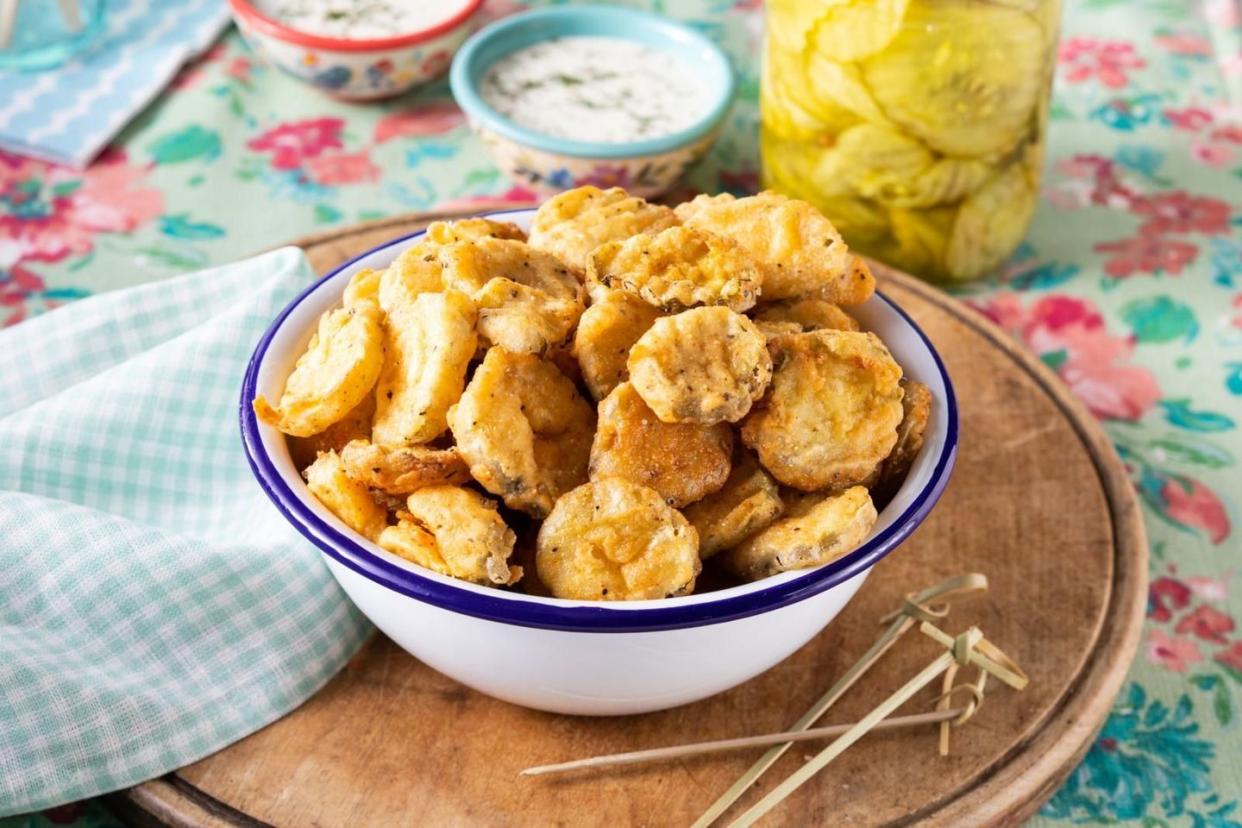 fathers day appetizers fried pickles