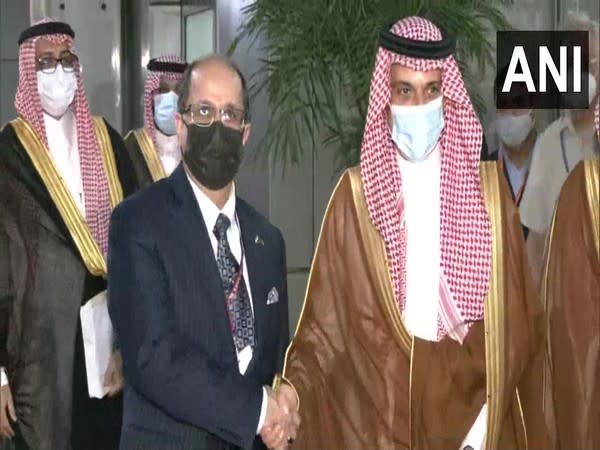 Saudi Arabia's Foreign Minister Prince Faisal bin Farhan Al Saud arrived in New Delhi on Saturday. (ANI)