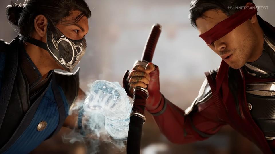  Sub-Zero and Kenshin face off in Mortal Kombat 1 screenshot 