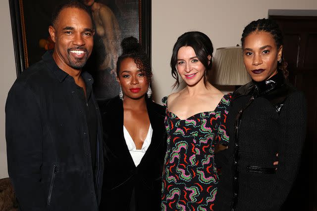 <p>Chelsea Lauren/Shutterstock</p> Jason George, Alexis Floyd, Caterina Scorsone and Kelly McCreary