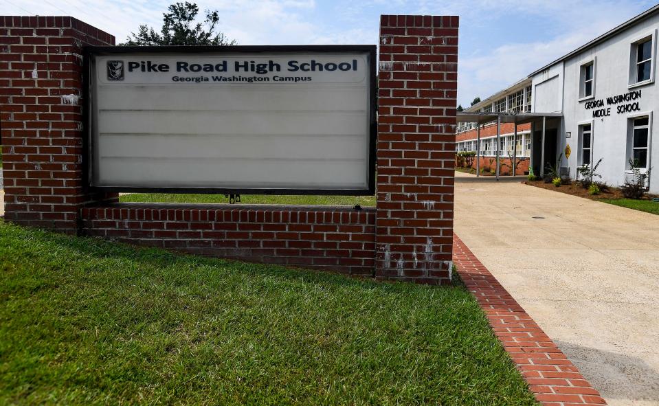 The Pike Road High School, located in the old Georgia Washington Middle School building in Pike Road, Ala., on Tuesday August 14, 2018. 