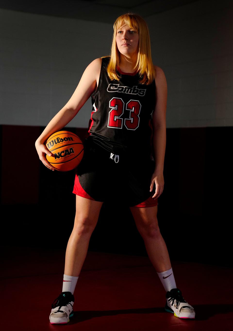 Combs senior Kiley Bush poses for a portrait at Combs High School in San Tan Valley on Jan. 17, 2023.