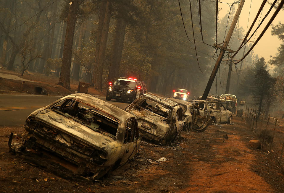 California wildfires: Ash, wreckage and embers