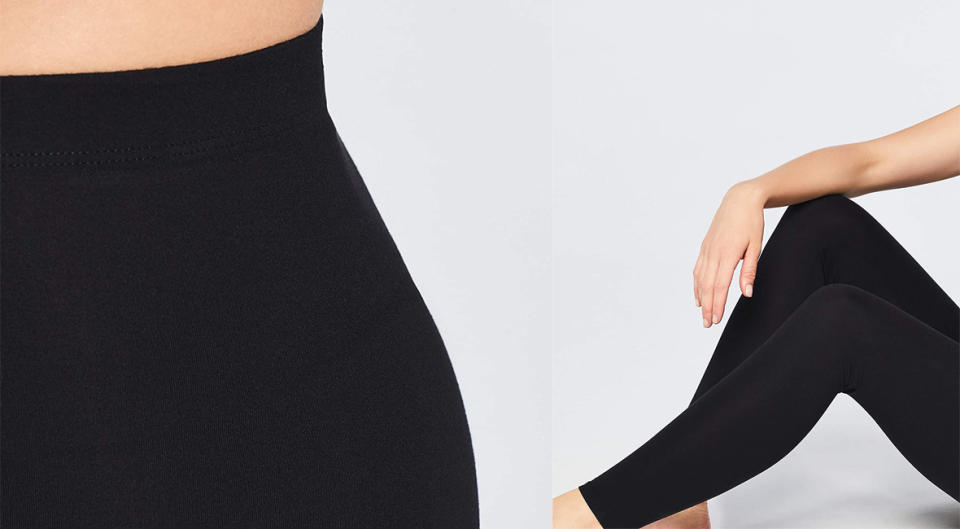 Thee Amazon brand leggings conform to your curves. (Photo: Amazon)